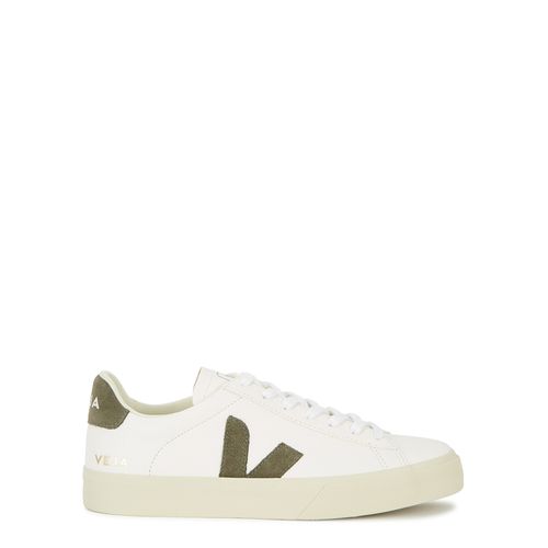 Campo White Leather Sneakers, Sneakers, White and Green - Veja - Modalova