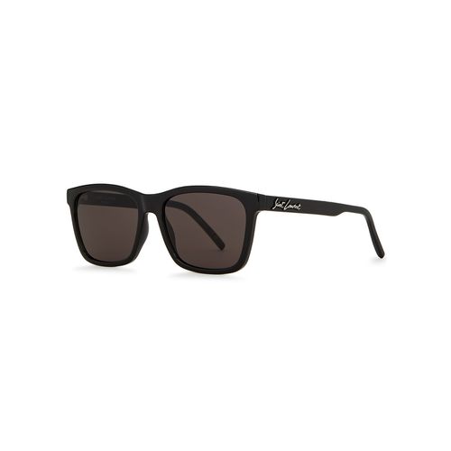 SL318 Rectangle-frame, Sunglasses, Grey Lenses - Saint Laurent - Modalova