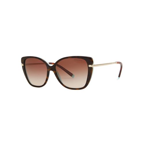 Tiffany & CO. Tortoiseshell Cat-eye Sunglasses - Tiffany&Co. - Modalova