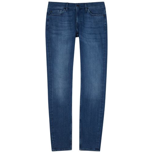 Paxtyn Luxe Performance Plus+ Blue Tapered Jeans - - 30 - 7 for all mankind - Modalova