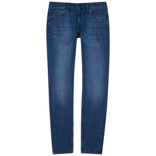 Paxtyn Luxe Performance Plus+ Blue Tapered Jeans - - 40 - 7 for all mankind - Modalova