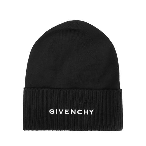 Logo-embroidered Wool Beanie - Givenchy - Modalova