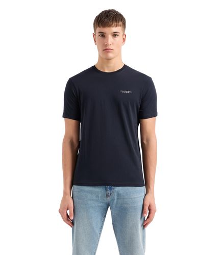 Camiseta Azul Marino para Hombre - Regular fit L - Armani Exchange - Modalova