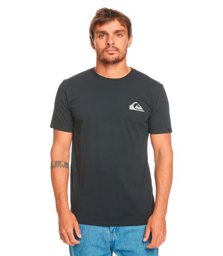 Camiseta Negra para Hombre - MW Mini Logo S - Quiksilver - Modalova