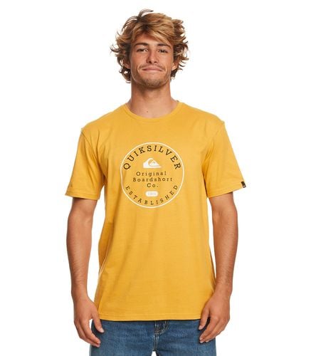 Camiseta Amarilla para Hombre - Circle Tirm XS - Quiksilver - Modalova