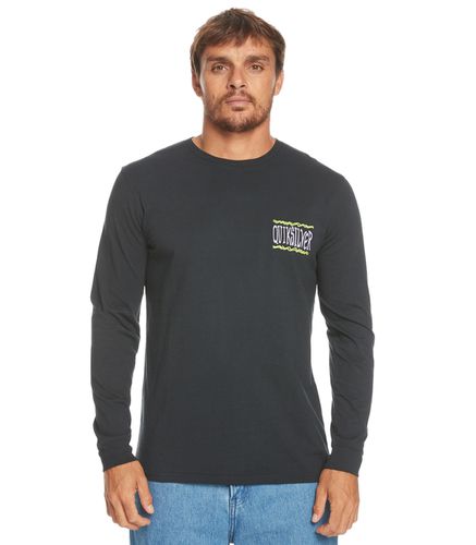 Camiseta Negra para Hombre - Taking Roots M - Quiksilver - Modalova