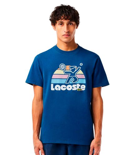 Camiseta Azul Marino para Hombre M - Lacoste - Modalova