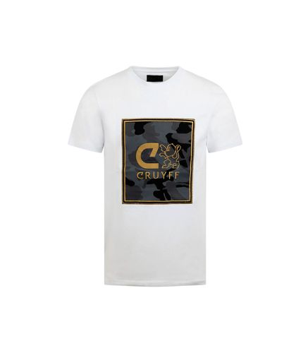 Camiseta Blanca para Hombre - Kamuflaza XS - Cruyff - Modalova