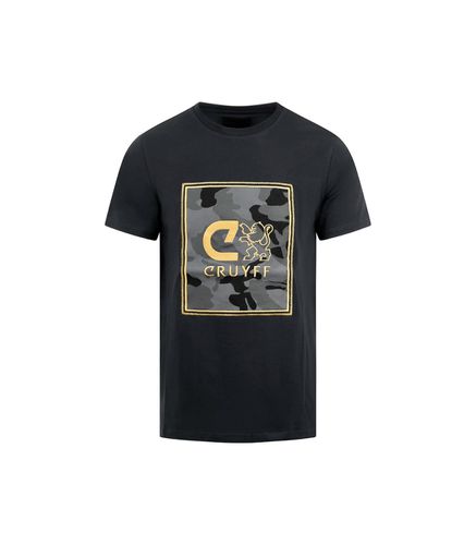 Camiseta Negra para Hombre - Kamuflaza XS - Cruyff - Modalova