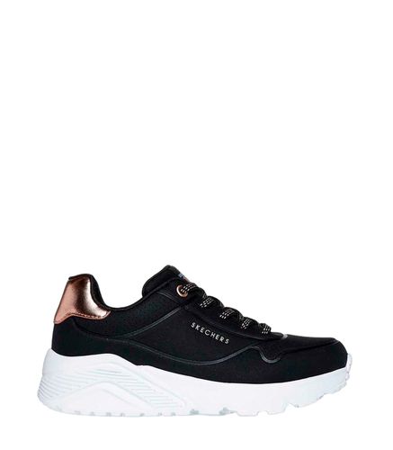 Zapatillas Negras para Mujer - Uno Lite Metal 40 - Skechers - Modalova