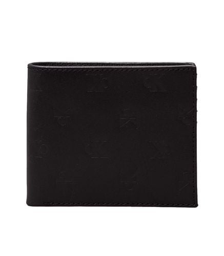 Cartera Negra para Hombre - Emboss U - Calvin Klein - Modalova