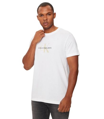 Camiseta Blanca para Hombre - Distressed S - Calvin Klein - Modalova