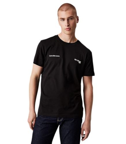 Camiseta Negra para Hombre - 1978 L - Calvin Klein - Modalova