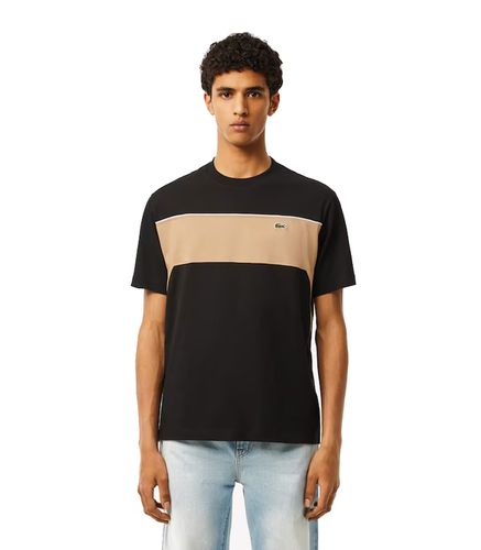 Camiseta Negra para Hombres - Algodón L - Lacoste - Modalova