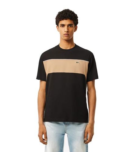 Camiseta Negra para Hombres - Algodón XL - Lacoste - Modalova