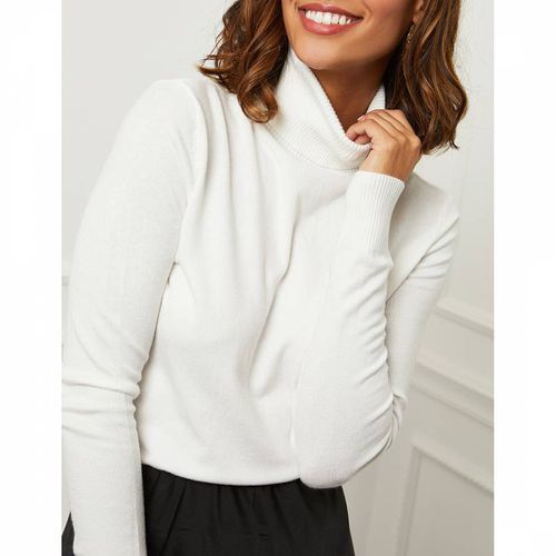 Cashmere Blend Roll Neck Jumper - SOFT CASHMERE - Modalova