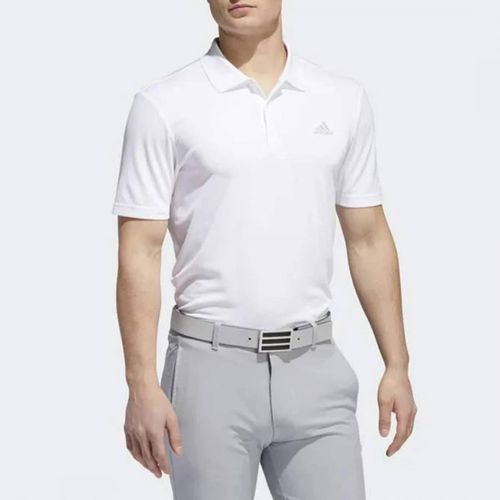 White Adidas Stretch Polo Shirt - Adidas Golf - Modalova