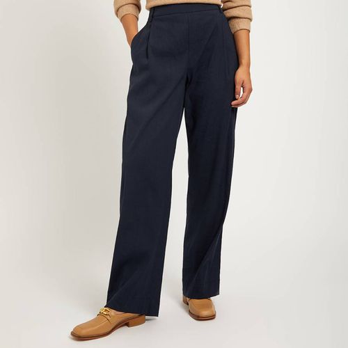 Dark Wide Leg Tailored Trousers - Vince - Modalova