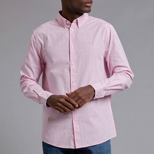 Pink Gingham Cotton Shirt - Crew Clothing - Modalova