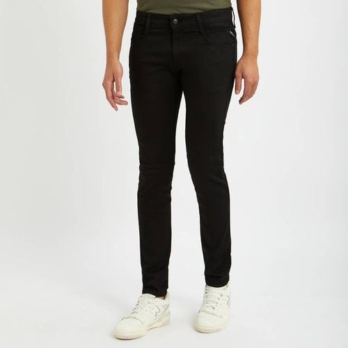 Black Anbass Slim Stretch Jeans - Replay - Modalova