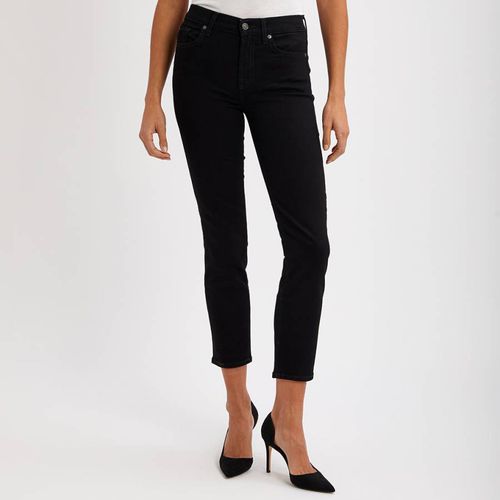 Black Roxanne Ankle Stretch Jeans - 7 For All Mankind - Modalova