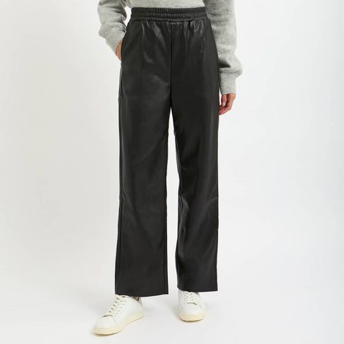 Black Kamari Leather Look Trousers - Inwear - Modalova