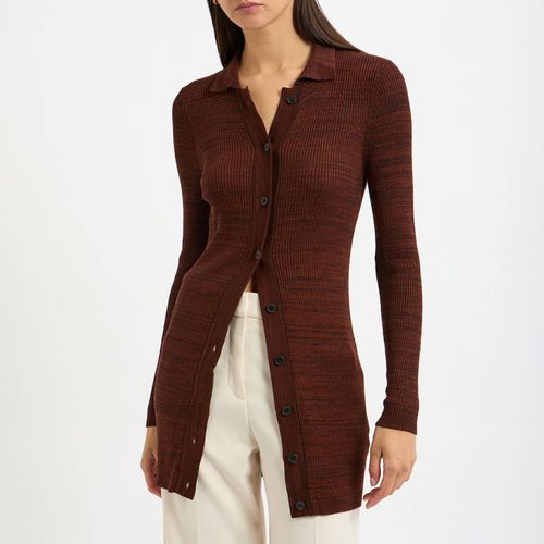 Dark Red Jobe Knitted Cardigan - Inwear - Modalova