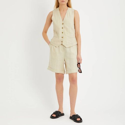 Sand Linen Waistcoat - NÂ°Â· Eleven - Modalova