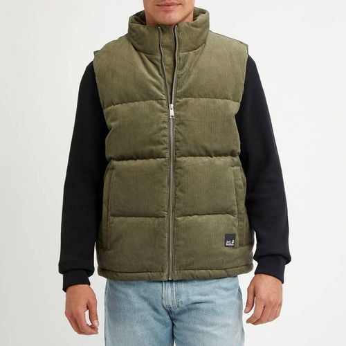 Olive Nature Weather Resist Corduroy Gilet - Jack Wolfskin - Modalova