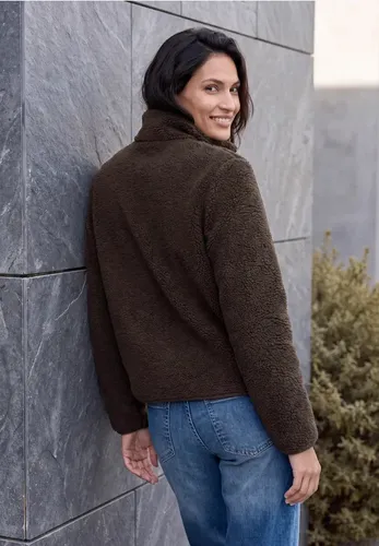Teddyjacke in mit Softshelldetails - cecil - Modalova