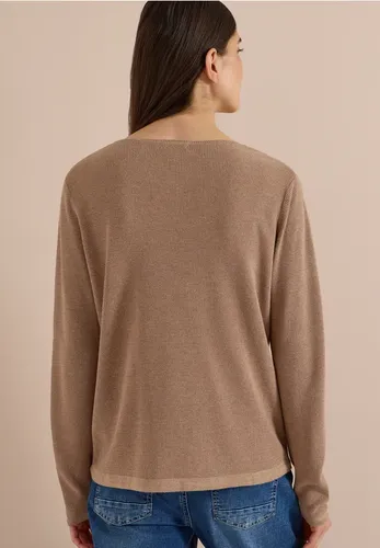 Pullover mit Rundhals und Struktur - cecil - Modalova