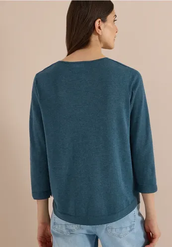 Arm Pullover mit V-Neck und Strukturfront - cecil - Modalova