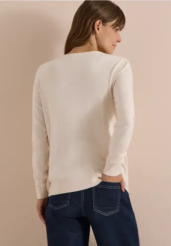 Basic Pullover mit Rundhals in Unifarbe - cecil - Modalova