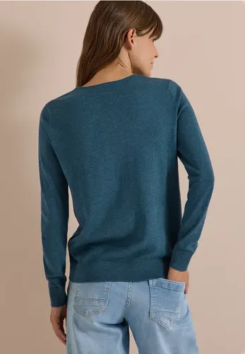 Basic Pullover mit Rundhals in Unifarbe - cecil - Modalova