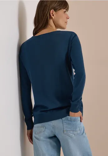 Basic Pullover mit Rundhals in Unifarbe - cecil - Modalova
