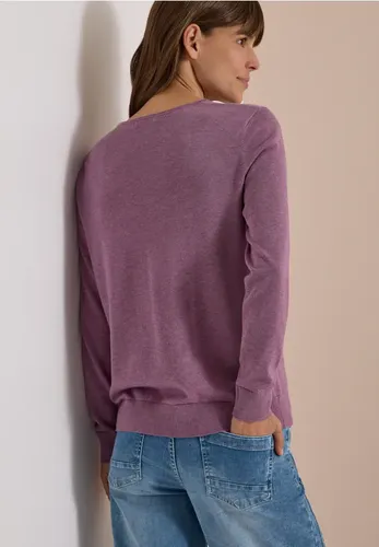 Basic Pullover mit Rundhals in Unifarbe - cecil - Modalova