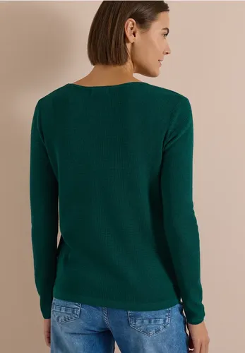 Pullover mit Rundhals und Struktur - cecil - Modalova