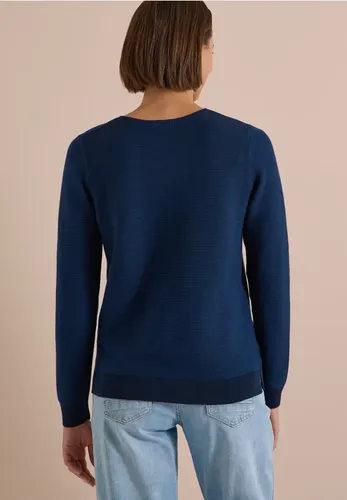 Pullover im Two-Tone-Look mit V-Neck - cecil - Modalova
