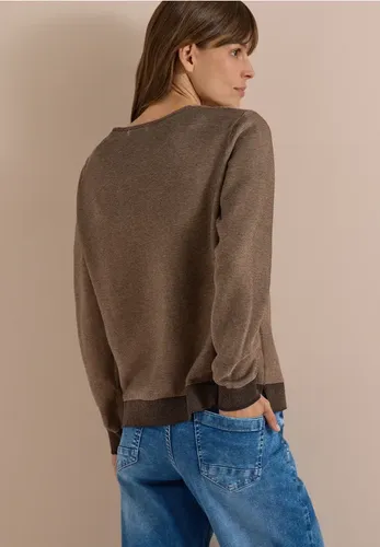Pullover im Two-Tone-Look mit V-Neck - cecil - Modalova