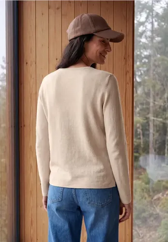 Langarm Pullover mit Rundhals und Struktur - cecil - Modalova