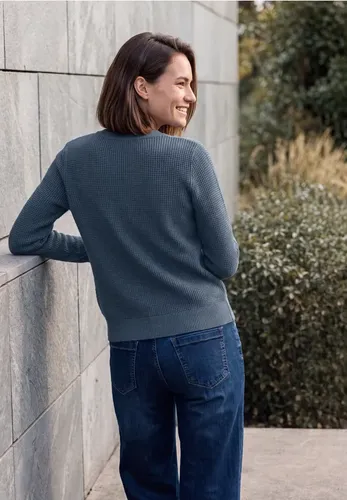 Pullover mit Rundhals und Struktur - cecil - Modalova