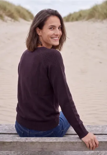 Pullover mit Rundhals und Strukturmix - cecil - Modalova
