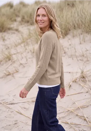 Pullover mit Rundhals und Strukturmix - cecil - Modalova
