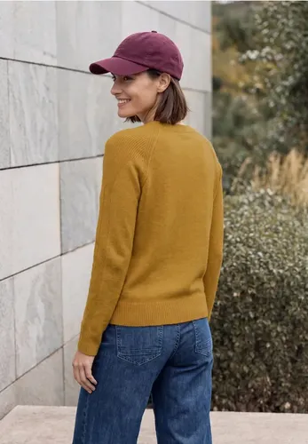 Pullover mit Rundhals und Strukturmix - cecil - Modalova