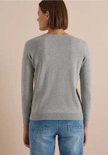 Basic Pullover mit V-Neck in Unifarbe - cecil - Modalova