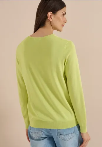 Basic Pullover mit V-Neck in Unifarbe - cecil - Modalova