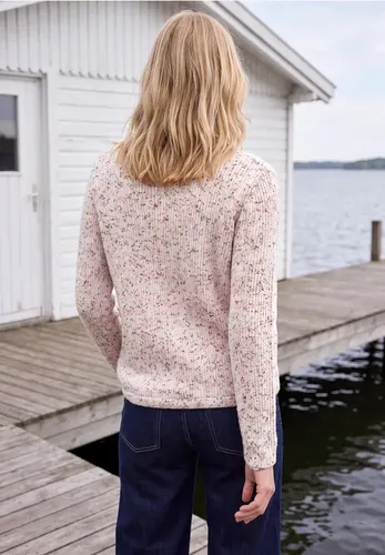 Pullover mit Rundhals und Space Dye Muster - cecil - Modalova