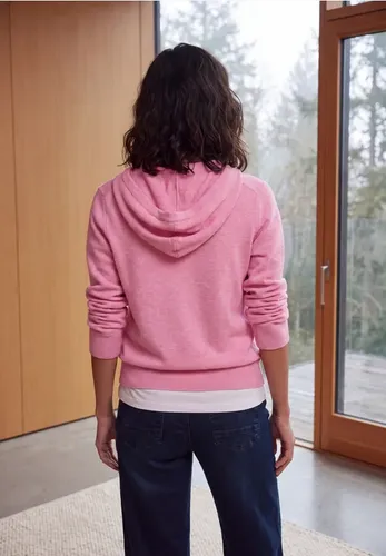 Pullover in Unifarbe mit Kapuze - cecil - Modalova