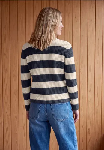 Pullover mit Turtle Neck und Streifen - cecil - Modalova