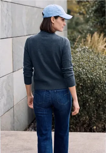 Pullover in Unifarbe mit Turtle Neck - cecil - Modalova